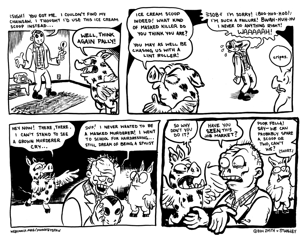 Monkeys Paw Comic 8: The Killer Unmasked by Steve Stwalley Ben Zmith