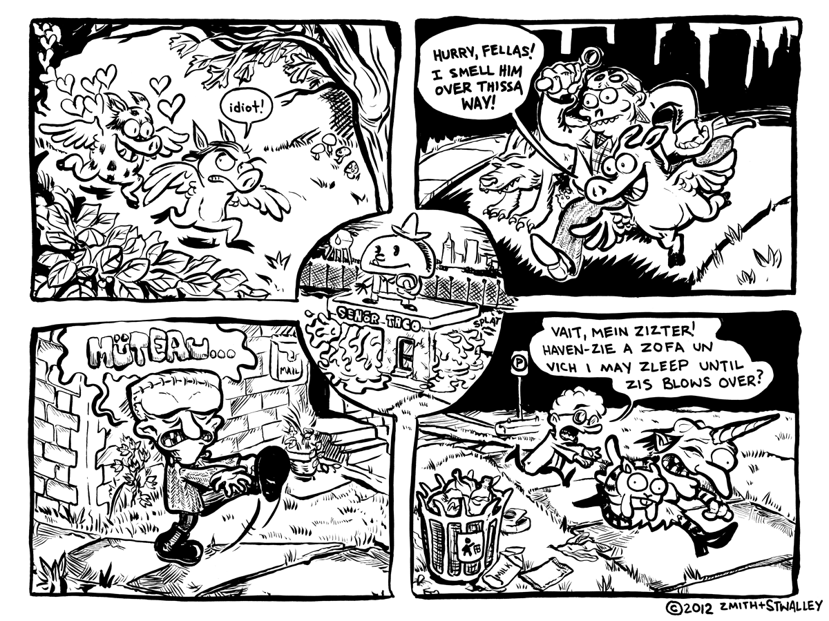 Monkeys Paw Comic number 53 - The Runaround by Stwalley and Zmith