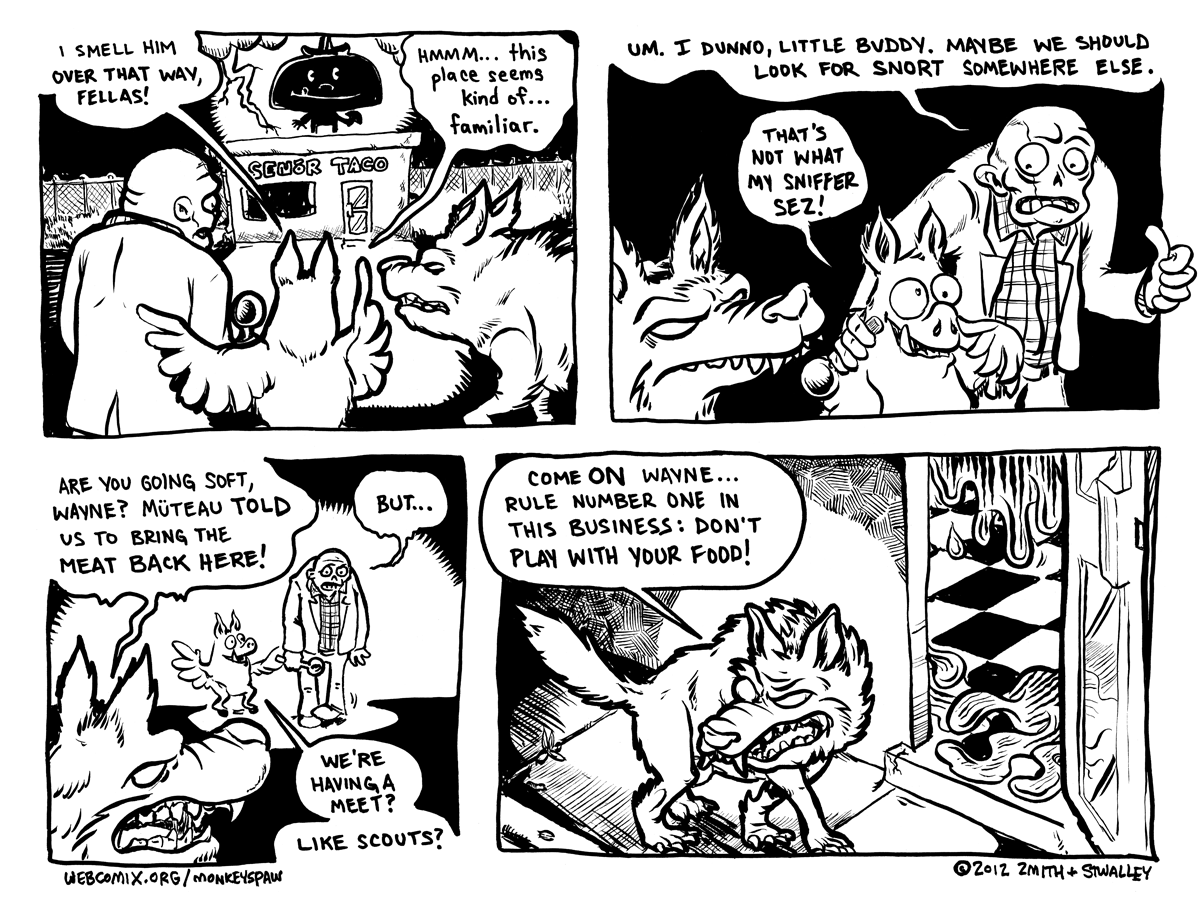 Monkeys Paw Comic 58 The Skulking Fear by Steve Stwalley and Ben Zmith
